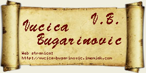 Vučica Bugarinović vizit kartica